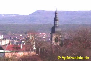 St. Stephan und Blick zum Stammberg