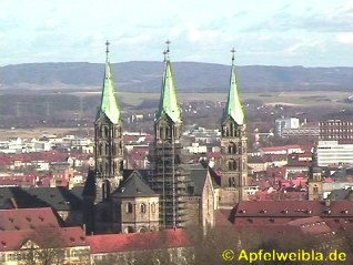 Bamberger Kaiserdom von Westen