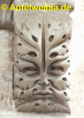 Bamberger Reiter: Blattmaske