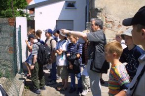 Prof. Krings beim Erkl�ren